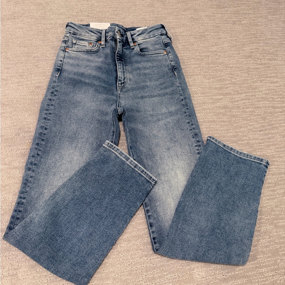 H&M Light Blue Straight Leg Jeans